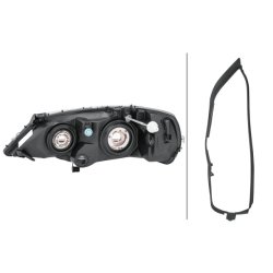 Headlight HELLA 1EG 007 640-401 OE Ref 12 16 288