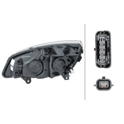 Headlight HELLA 1EG 008 862-181 OE Ref 77 01 064 130 HELLA
