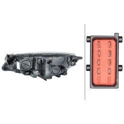 Headlight HELLA 1EG 010 011-381 OE Ref 13297723 HELLA