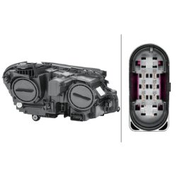 Headlight HELLA 1EG 012 076-051 OE Ref A 213 820 21 61