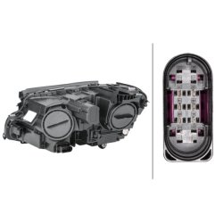 Headlight HELLA 1EG 012 076-061 OE Ref A 213 820 22 61