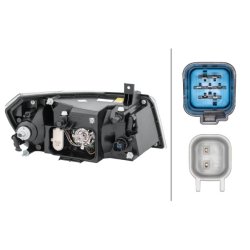 Headlight HELLA 1EG 354 024-111 OE Ref 1 232 646