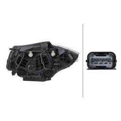 Headlight HELLA 1EG 354 538-021 OE Ref 7 249 650