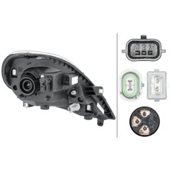 Headlight HELLA 1EH 354 541-011 OE Ref 44 17 502