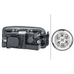 Headlight HELLA 1EH 354 984-011 OE Ref 81.25101-6578