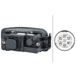 Headlight HELLA 1EH 354 984-031 OE Ref 81.25101-6580