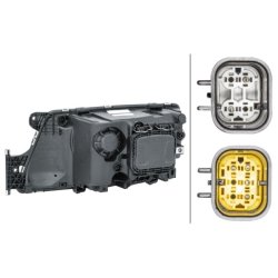 Headlight HELLA 1EH 354 987-021 OE Ref 81.25101-6744