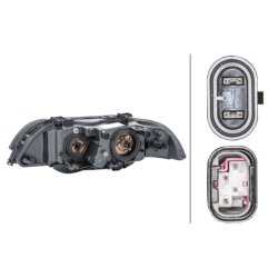 Headlight HELLA 1EJ 007 400-061 OE Ref 8 362 464