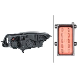 Headlight HELLA 1EJ 009 630-321 OE Ref 12 16 741 HELLA