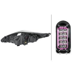 Headlight HELLA 1EJ 247 045-321 OE Ref 8A61 13W029 AD