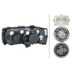 Headlight HELLA 1EJ 247 046-021 OE Ref 169 9299