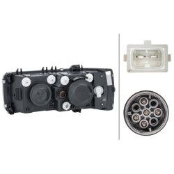 Headlight HELLA 1EJ 247 046-041 OE Ref 169 9301 HELLA