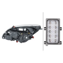 Headlight HELLA 1EJ 354 676-021 OE Ref 12 16 752