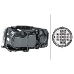 Headlight HELLA 1EJ 354 813-041 OE Ref LR039786 HELLA