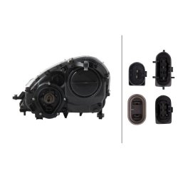 Headlight HELLA 1EL 008 361-621 OE Ref A 171 820 32 61