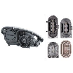 Headlight HELLA 1EL 008 361-711 OE Ref A 171 820 37 61