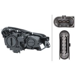 Headlight HELLA 1EL 008 821-011 OE Ref A 219 820 01 61