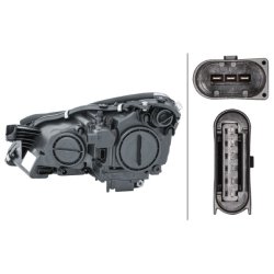 Headlight HELLA 1EL 008 821-021 OE Ref A 219 820 02 61