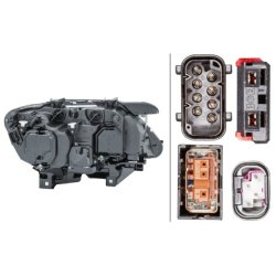 Headlight HELLA 1EL 009 043-411 OE Ref 7 162 117