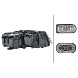 Headlight HELLA 1EL 009 236-611 OE Ref 4E0 941 029 BP