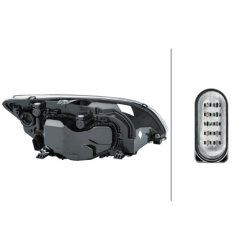 Headlight HELLA 1EL 010 201-011 OE Ref 1 385 257 HELLA