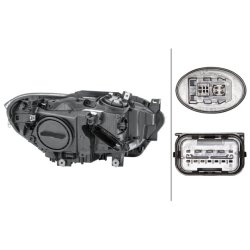 Headlight HELLA 1EL 010 741-551 OE Ref 63 11 7 296 913