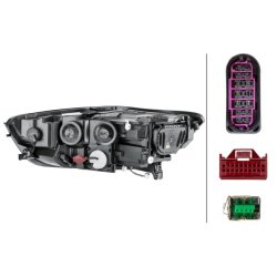 Headlight HELLA 1EL 011 150-361 OE Ref 1G0 941 006 HELLA