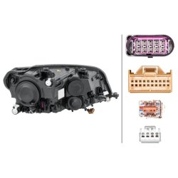 Headlight HELLA 1EL 012 286-211 OE Ref 2K1 941 039