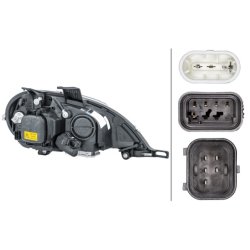 Headlight HELLA 1EL 223 151-191 OE Ref 163 820 51 61 64