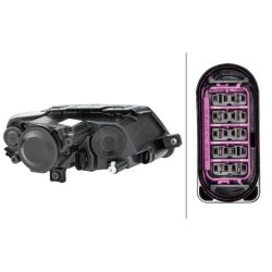 Headlight HELLA 1EL 247 014-011 OE Ref 3C0 941 005 J