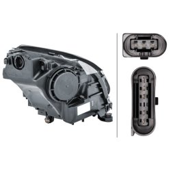 Headlight HELLA 1EL 263 037-011 OE Ref A 251 820 01 61 HELLA