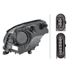 Headlight HELLA 1EL 263 037-021 OE Ref 251 820 02 61 64