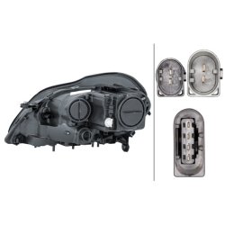 Headlight HELLA 1EL 263 400-021 OE Ref 164 820 44 59