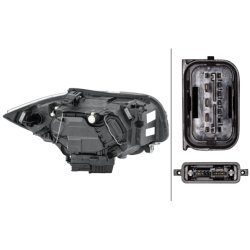 Headlight HELLA 1EL 354 538-031 OE Ref 63 11 7 181 289