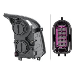 Headlight HELLA 1ER 011 592-051 OE Ref 2E1 941 005