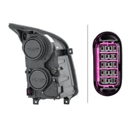 Headlight HELLA 1ER 247 017-051 OE Ref 2E1 941 015