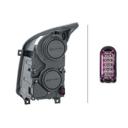 Headlight HELLA 1ER 247 017-061 OE Ref 2E1 941 016