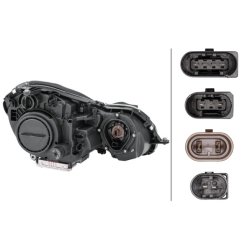 Headlight HELLA 1ES 008 369-471 OE Ref A 211 820 19 61