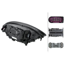 Headlight HELLA 1EX 012 254-411 OE Ref 971.941.039.L