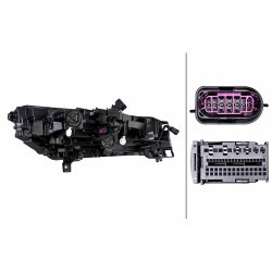 Headlight 1EX014773 971 HELLA 1EX 014 773-971 OE Ref 5LB941017B