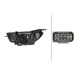 Headlight HELLA 1EX 354 862-081 OE Ref YP00151280 HELLA