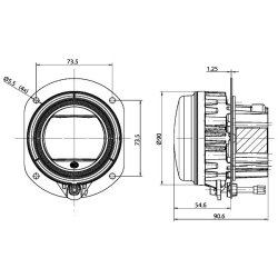 Spotlight HELLA 1F0 011 988-021 OE Ref 11440344 HELLA