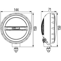 Spotlight HELLA 1F2 012 414-001 OE Ref E00001171223