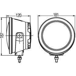 Spotlight HELLA 1F3 011 815-031 OE Ref 2 022 3026
