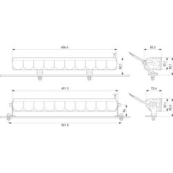 Spotlight HELLA 1FE 358 154-021 OE Ref 154 6071