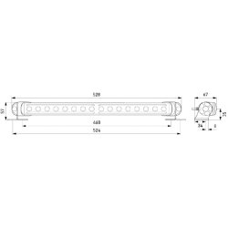 Spotlight HELLA 1FJ 958 140-001 OE Ref 2960073 HELLA
