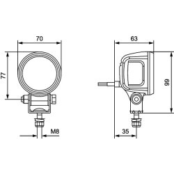 Worklight HELLA 1G0 996 210-011 OE Ref 01537B