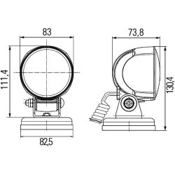 Worklight HELLA 1G0 996 276-631 OE Ref 057 512 89