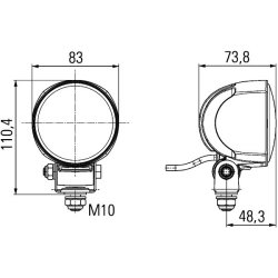Worklight HELLA 1G0 996 476-231 OE Ref 3J0366246A HELLA
