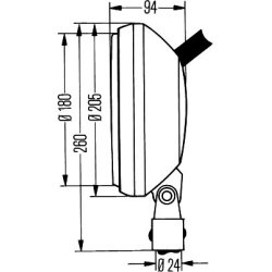 Worklight HELLA 1G8 002 340-011 OE Ref 4206 8086 HELLA